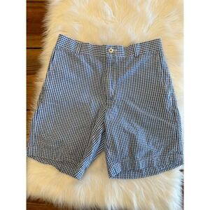 Southern Tide blue gingham shorts size‎ 30 EUC